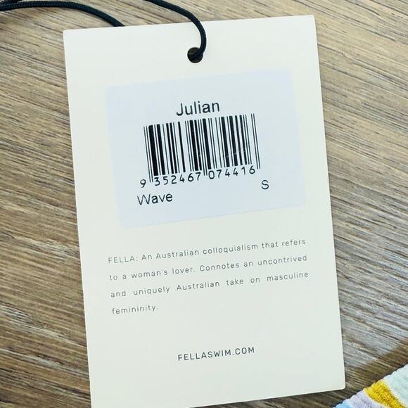 Fella Swim NEW Julian Top Small Beach Pool Summer Miami Cancun Bali - Picture 6 of 6